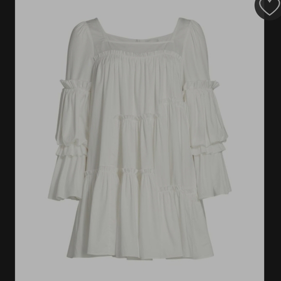 Aje L'espirit Ruffle Mini Dress  Size L - Picture 4 of 8